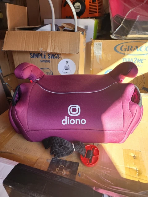 New Diono Solana Backless Booster Car Seat 40-120Lbs Pink Cup Holder 2 Pack