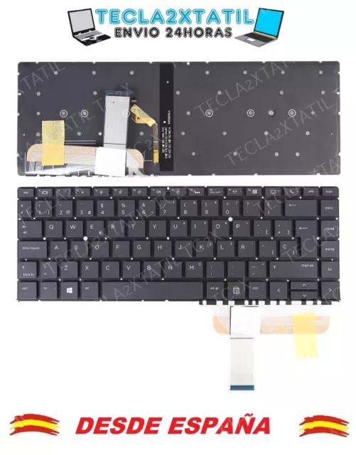 Teclado ESPAÑOL para HP Elitebook 1040 G4 EliteBook x360 1040 G5 retroiluminado