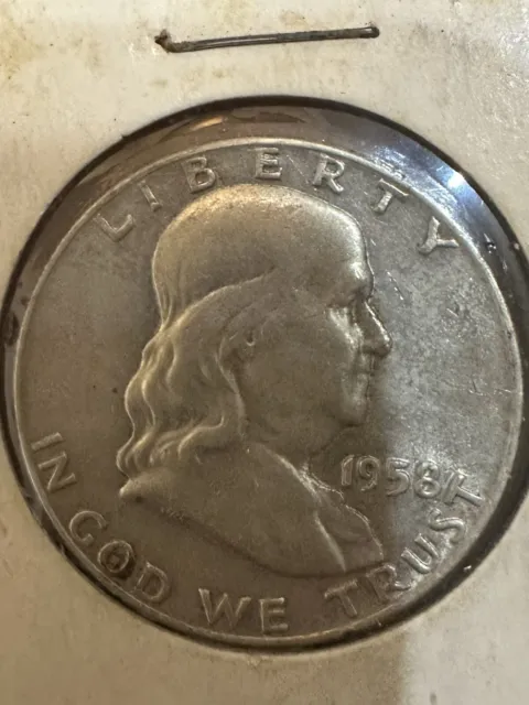 1958 ben franklin half dollar