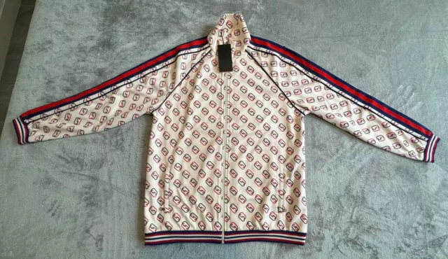 Authentic Gucci Interlocking G Logo Jacket. Size L