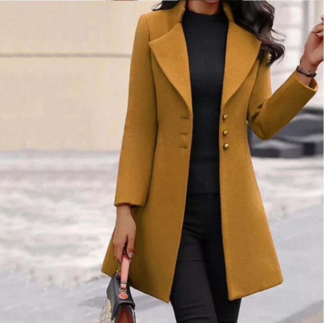 Cappotto clearance donna senape