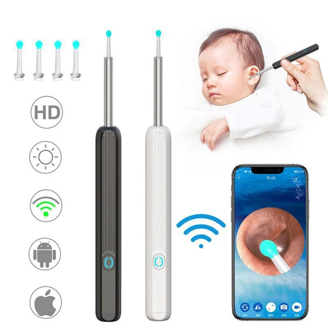 Limpiador de oídos inteligente visual HD cámara inteligente para niños elige inalámbrico
