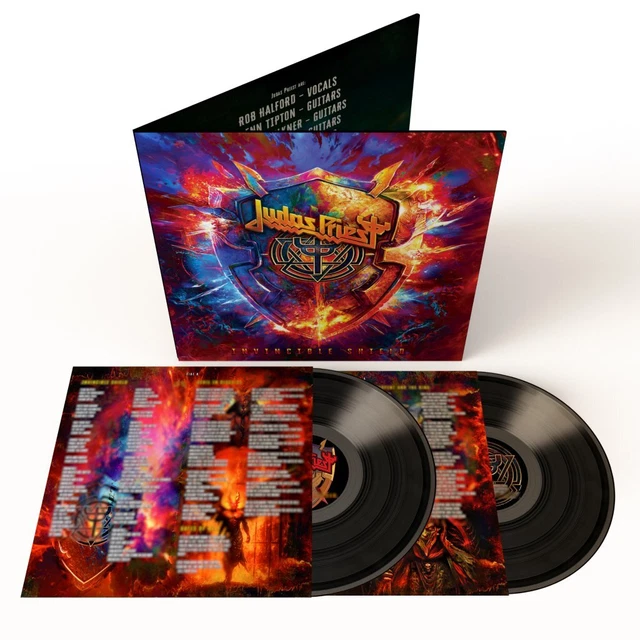 JUDAS PRIEST INVINCIBLE Shield double LP vinyl Europe Sony 2024