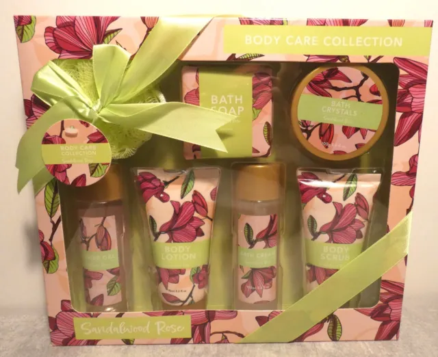 BODY CARE COLLECTION Sandalwood rose, 7teilig, DUFT: SANDELHOLZ, Wellness-Set