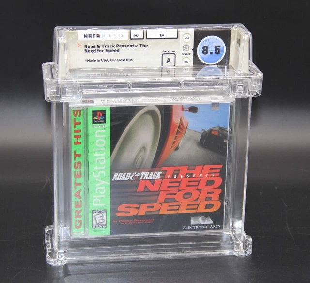 ROAD & TRACK Presents: The Need for Speed (Playstation 1, PS1) WATA 8.5 ...