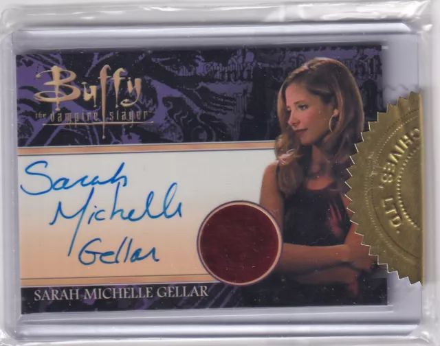 Buffy the Vampire Slayer Ultimate Series 2 Sarah Michelle Gellar Autograph Relic