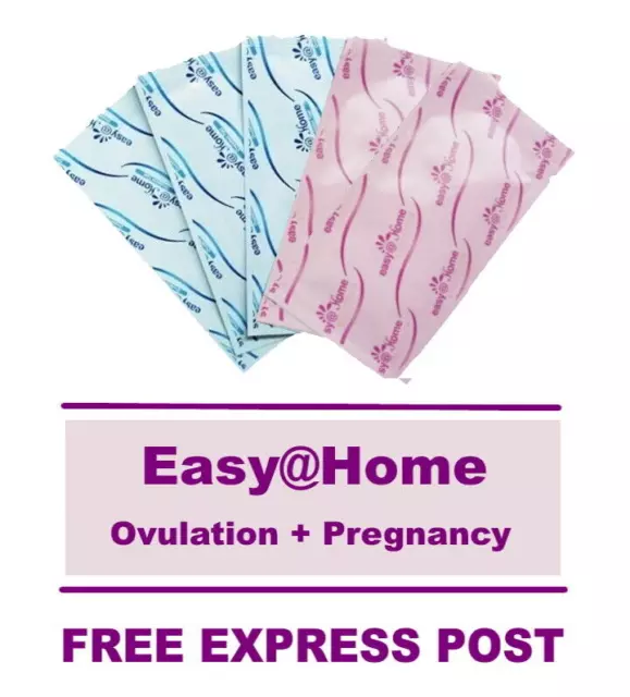 20 Ovulation LH OPKs + 10 Pregnancy HCG Tests - Easy@Home - FREE EXPRESS POST