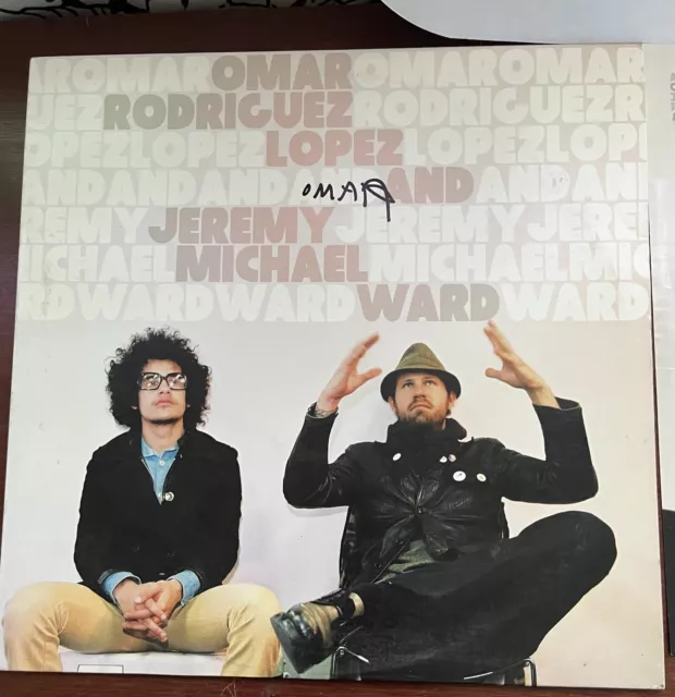 Omar Rodriguez Lopez & Jeremy Michael Ward Vinyl Lp Signed The Mars Volta