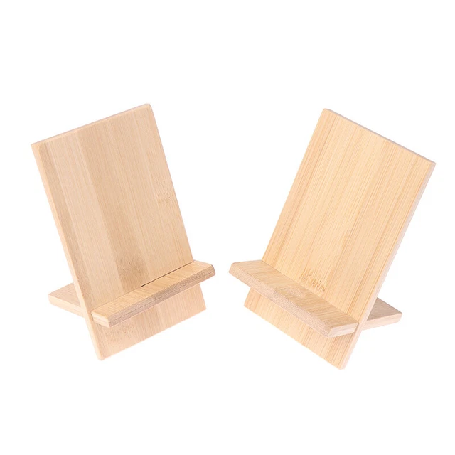 1PCS New Wooden Phone Holder Stand Mobile Smartphone Support Tablet Stand` <<