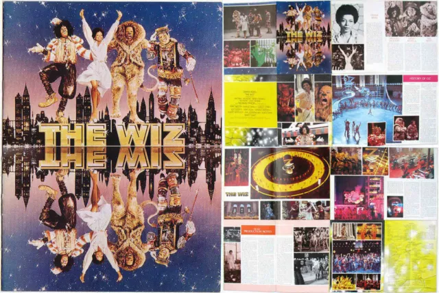 Michael Jackson Programme THE WIZ movie film musical Program USA PROMO 1978