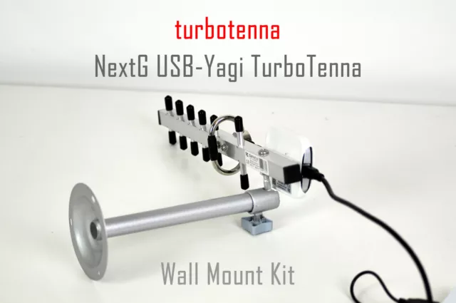 NextG USB-Yagi TurboTenna High Power WiFi Antenna with WALL MOUNTING KIT