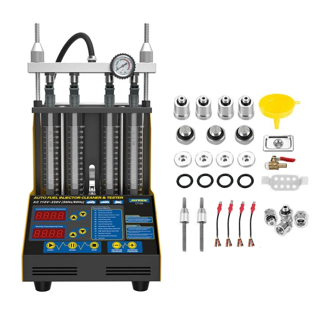 Machine De Nettoyage Et Test D'Injecteurs GDI AUTOOL CT450 - 110V - 2000ml - Garantie 3 Ans - Neuf