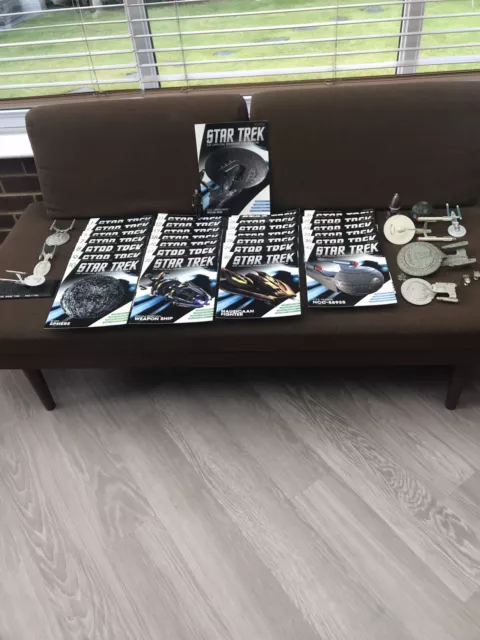 Eaglemoss Star Trek Online - Lot Of vessels with magazines. See Pictures
