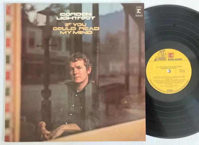 GORDON LIGHTFOOT "If You Could Read My Mind" 1970 Original Aus Folk LP..