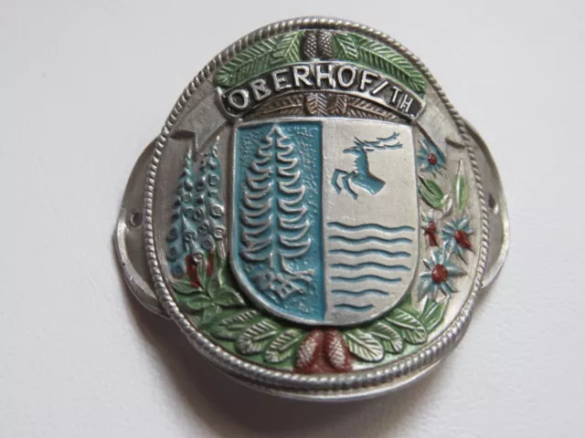 Stocknagel Stockemblem Stockschild  Oberhof vor 1950