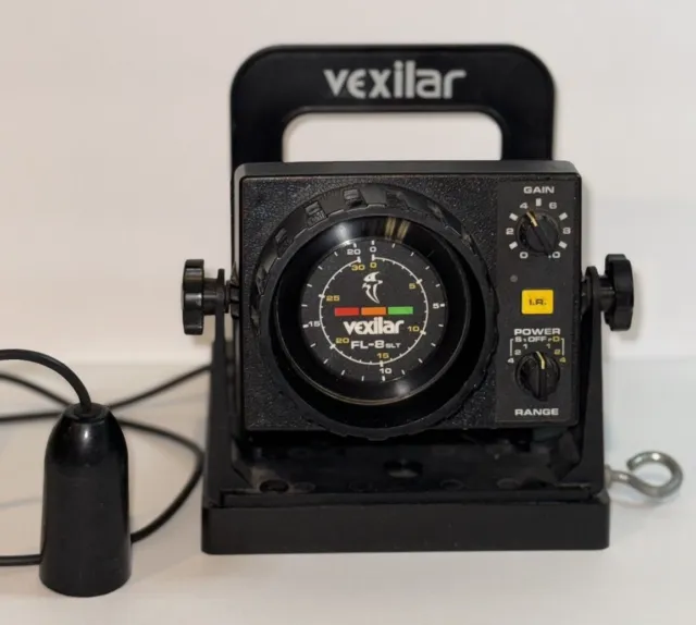 Vexilar Marine Electronics FLX-28 Black Ice Fishing Sonar Fish Finder 8656