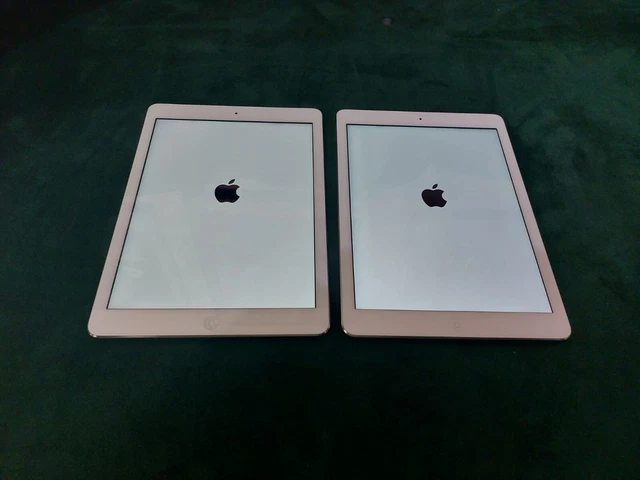 2x Apple iPad Air 16 GB WiFi + bianco cellulare sbloccato su tutte le reti eccellente