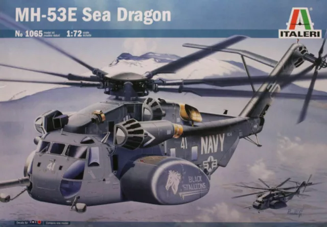 ITALERI 1065 MH-53 E Sea Dragon Helicopter 1:72 Aircraft Model Kit