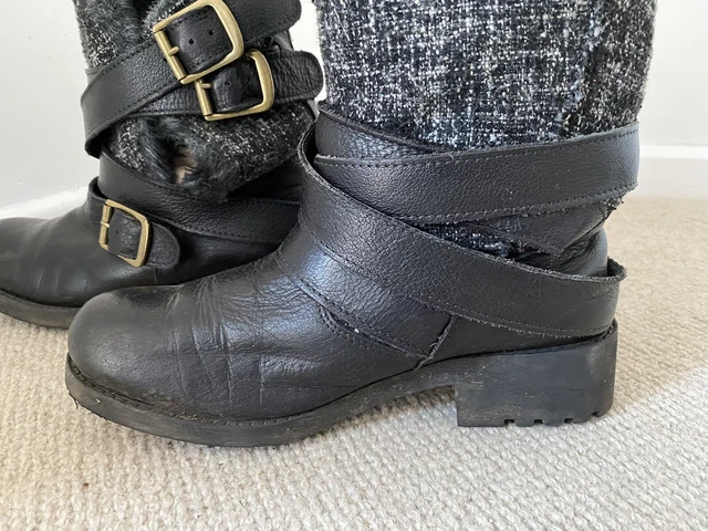 Carvela soulful sale biker calf boots