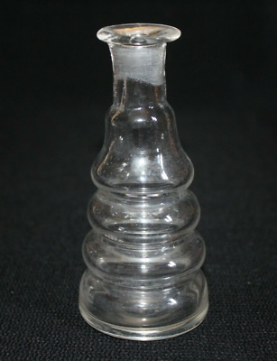 Absinthe Ancienne petite carafe topette à ABSINTHE en verre soufflé forme originale 