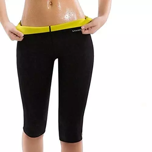 Pantalon de Yoga Legging de Sudation pour Femme Sauna Pantalon Corsaire Favor...