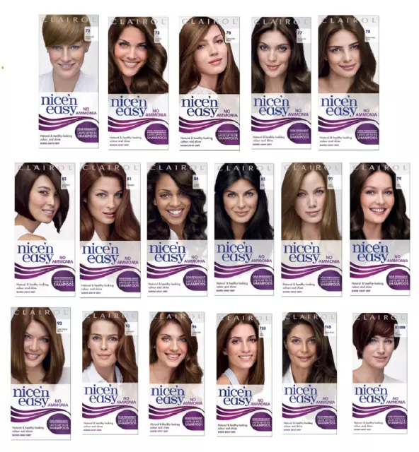 Clairol Nice'n Easy No Ammonia Hair Dye, Semi-Permanent - last up to 24 washes