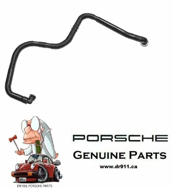 Porsche Boxster Cayman 06-08 Vent Line for Oil Separator Lower 98710724601 D1