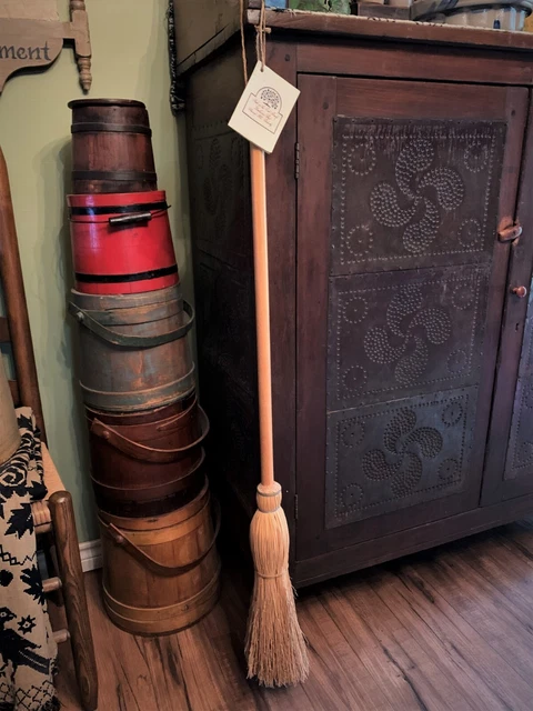 Vintage Shaker Broom Handmade East Family Brethren's Shop Pleasant Hill KY