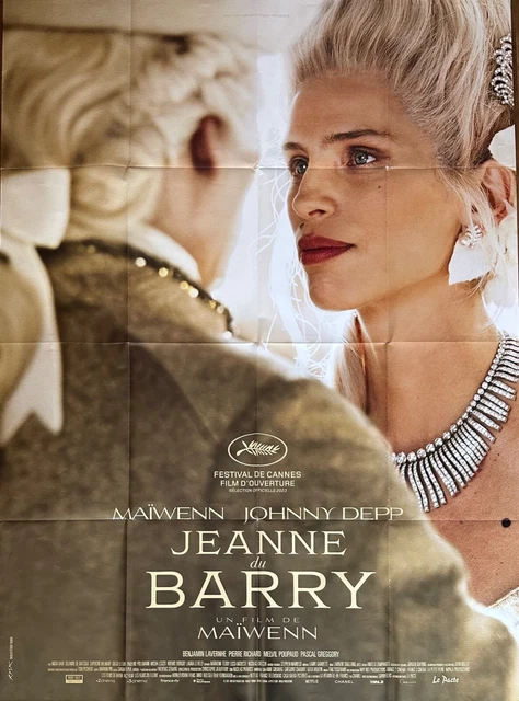 Affiche Cinéma JEANNE DU BARRY 120x160cm Poster / Maïwenn / Johnny Depp / MOD. A