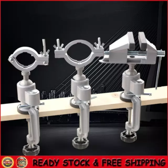 Adjustable Micro Vise 360 Degree Rotating Mini Vise for Drill Grinder Tool Stand