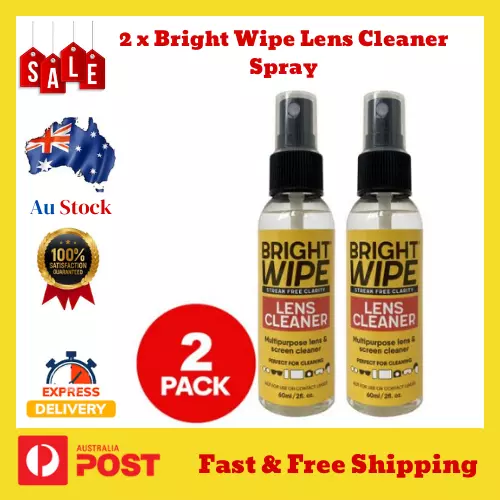 Lens Cleaning Solution Handy Lens Cleaner Spray Alcohol Free Multi Use 2x - 60mL