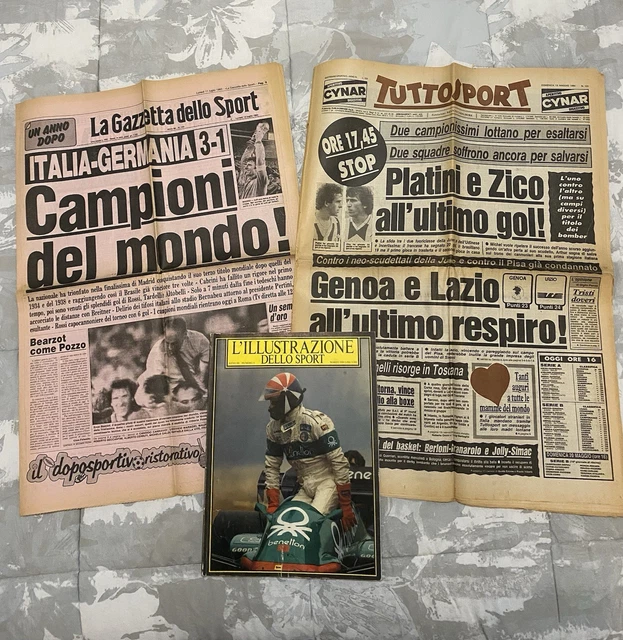 Gazzetta Dello Sport 1er Juillet 1979 – Vito Antuofermo Champion, Paolo Rossi