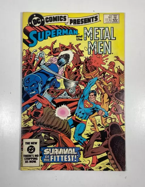 DC Comics Presents. Superman and the Metal Men #70 JUNE 1984 DC Comics Vintage