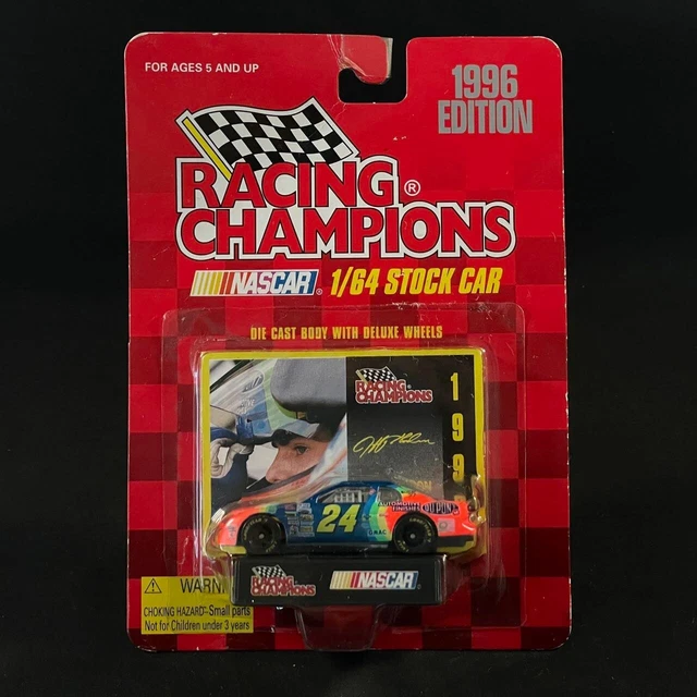 1996 RACING CHAMPIONS #24 JEFF GORDON DuPont Chevy 1/64 stock voiture