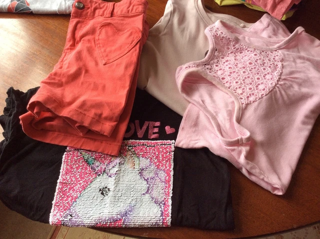Bundle of Girls Clothing Age 8 Eleven Items Next, River Island, Tu, H & M