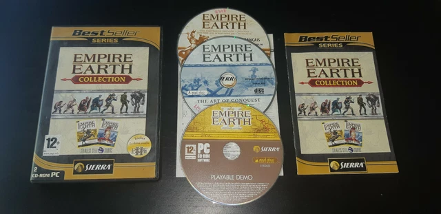 Empire Earth Sur PC – Sierra – Version Française Intégrale – Big Box 2001 – Jeu De Boxe Et Stratégie Culte