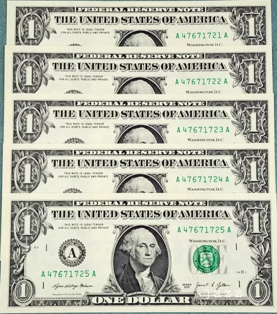USA Banknotes 1 Note x $1 Dollar Bill 1963-B J10-Kansas City UNC. #PL1728  