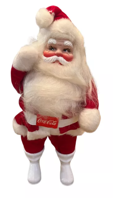 Vintage Santa Claus Harold Gale 14” RARE Coca Cola Advertising Excellent!