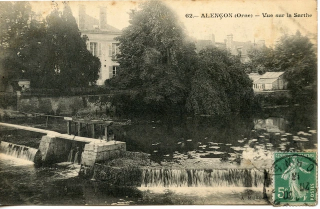 Carte Postale / Alencon Vue Sur La Sarthe