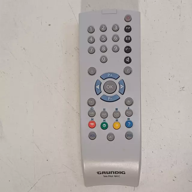 Grundig Tele Pilot 160C  TV Remote Control TESTED Télécommande Original