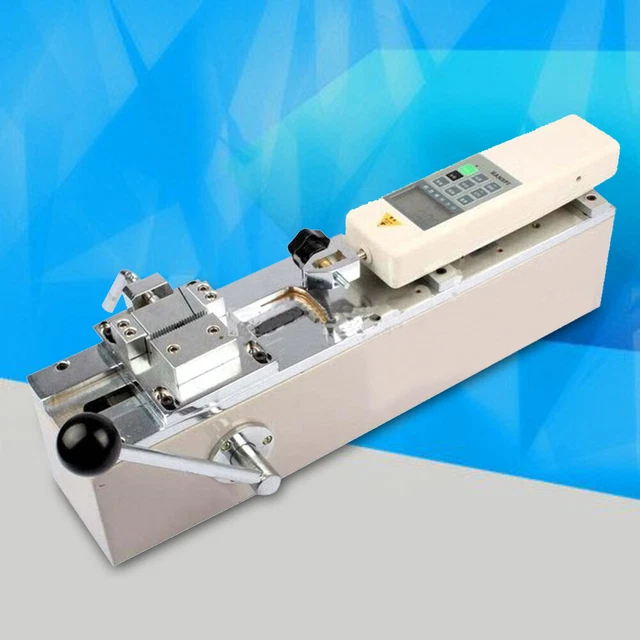 PULLING TESTER HORIZONTAL Terminal Tensile Force Testing Gauge Digital
