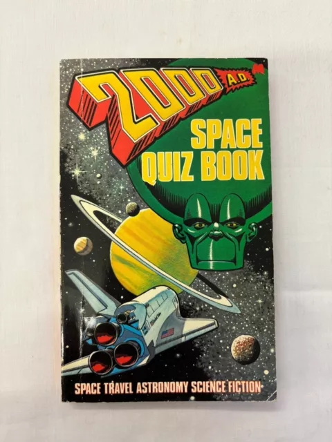 Space Quiz Book 2000AD Mirror Books 1985 IPC Dan Dare Vintage Retro Charity