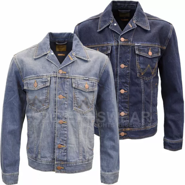 WRANGLER MEN'S CLASSIC Western Denim Jacket, BNWT EUR 67,95 - PicClick FR