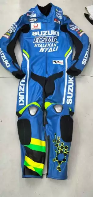 Suzuki suit motorcycle leather suit motogp motorbike armoured racing suit