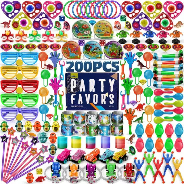 Party Mitgebsel Kindergeburtstag 200PCS Kindergeburtstag Gastgeschenke Spielzeug