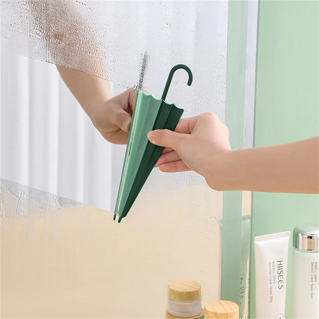 Pulitore specchi professionale tridimensionale a forma di ombrello funzionamento a una mano