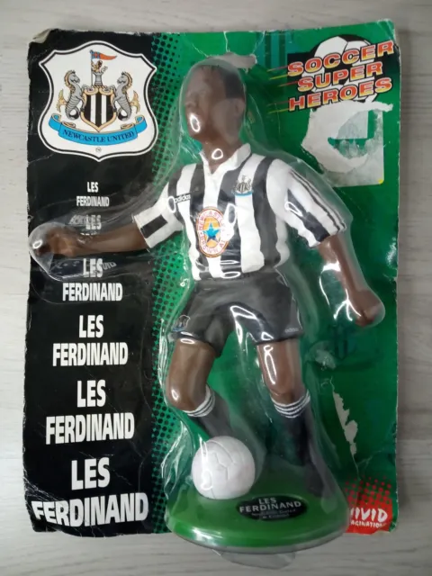 Soccer Super Heroes Les Ferdinand Figure Vintage 1996 Very Rare 10 Inch Figure