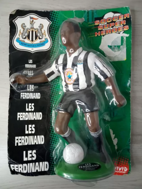 Soccer Super Heroes Les Ferdinand Figure Vintage 1996 Very Rare 10 Inch Figure