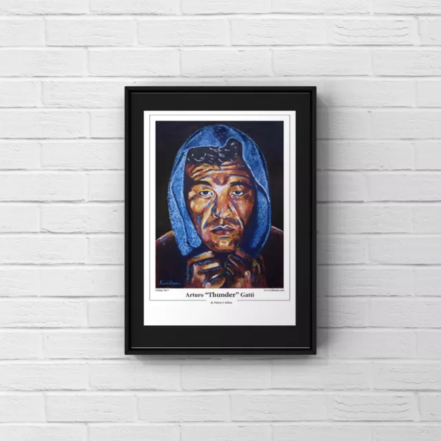 Boxing Arturo Gatti Limited Edition Art Print By Killian