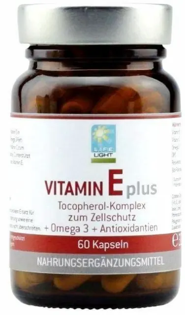 Vitamine E Plus Oméga 3 Light life 90 Gélules